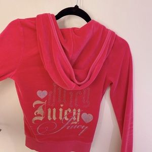 JUICY ZIP UP VELOUR JACKET